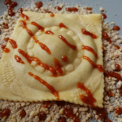 Ravioli mintázófa dupla töltelékes (kukoricás)